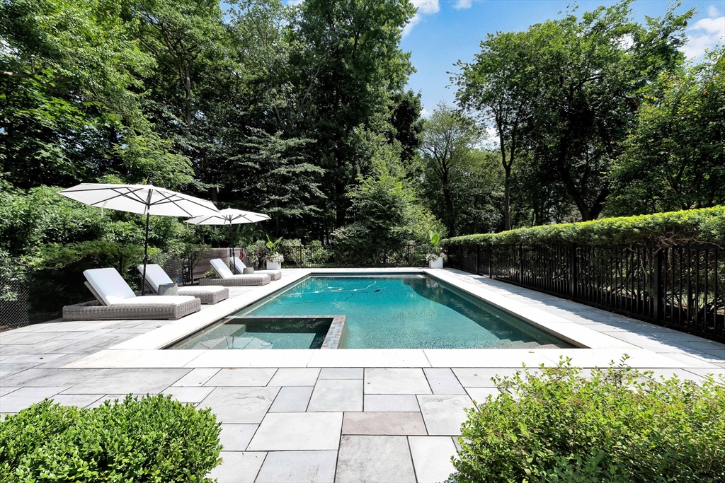 10 River Road Cohasset, MA 02025 - Photo 7 of 35 a view of backyard with swimming pool and patio