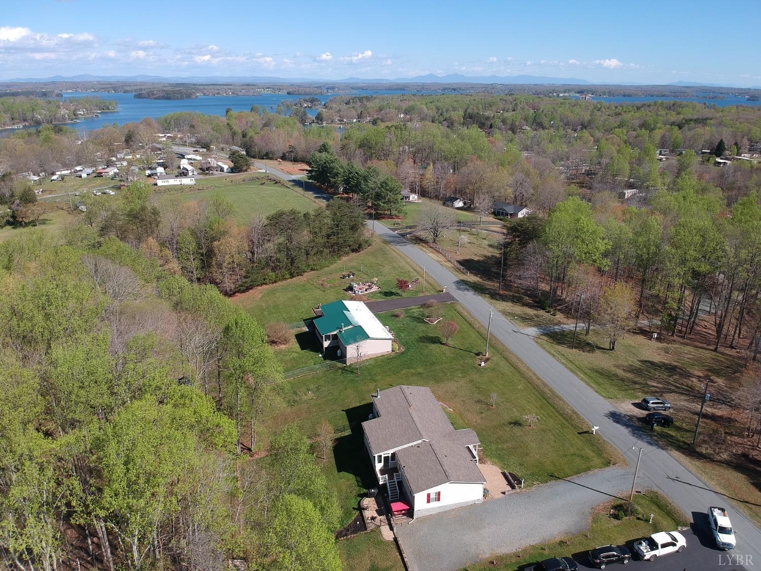 309 Lakeside Road Penhook, VA 24137 - Photo 4 of 61 an aerial view of a house with a yard