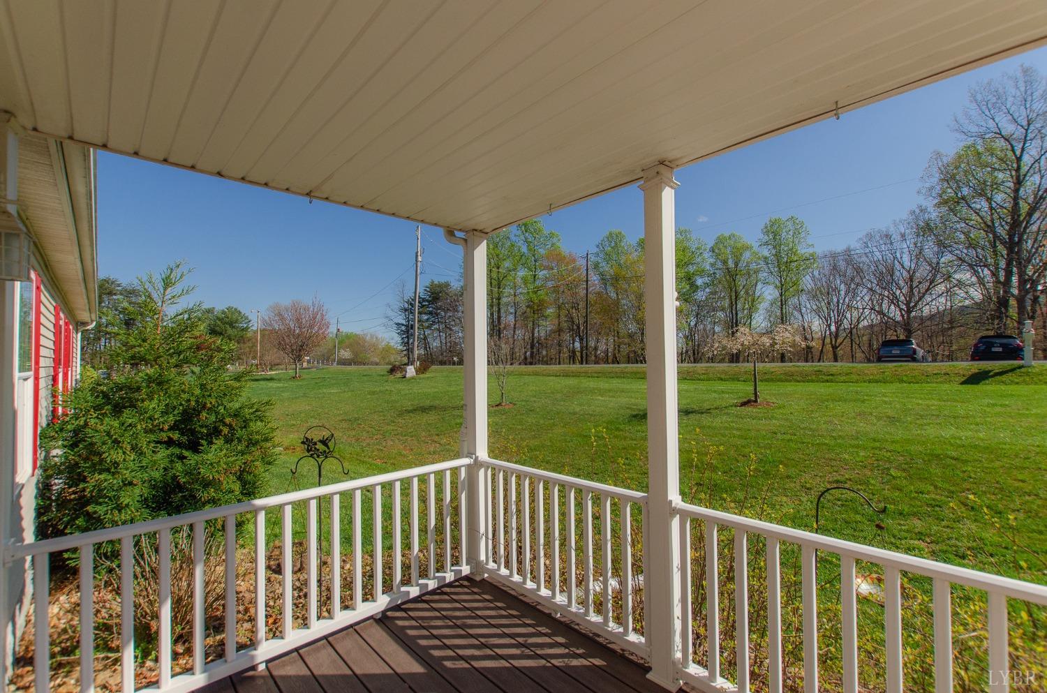 309 Lakeside Road Penhook, VA 24137 - Photo 57 of 61 a view of a deck with a big yard