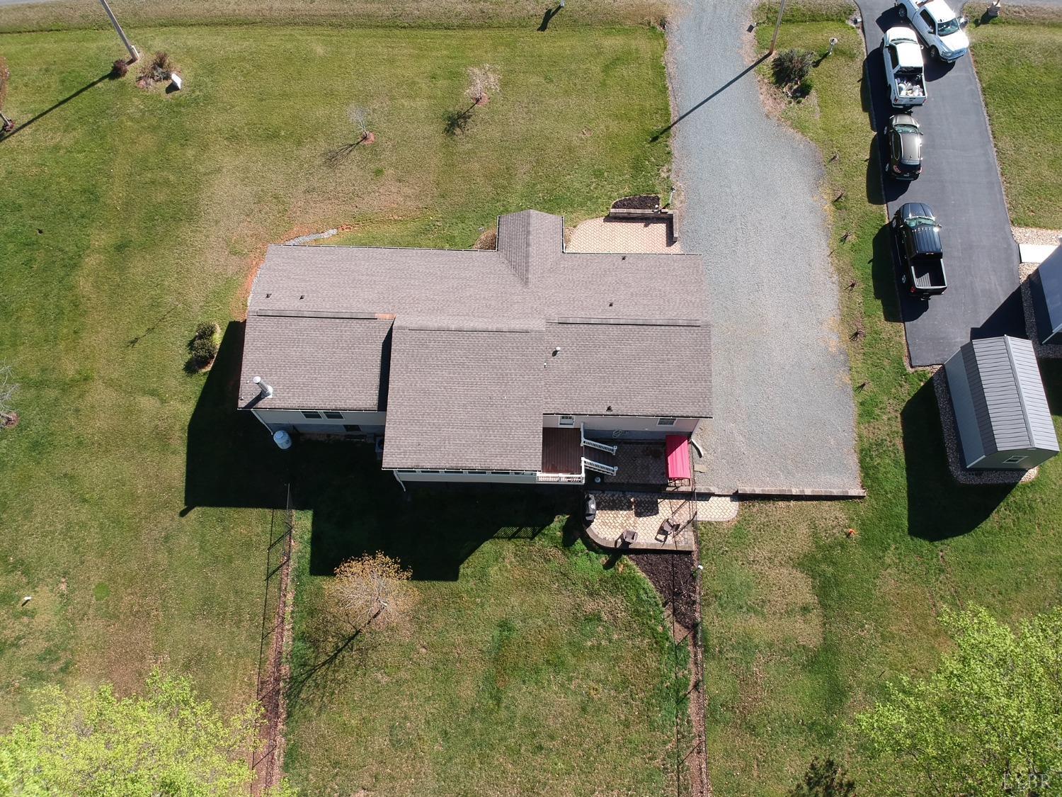 309 Lakeside Road Penhook, VA 24137 - Photo 61 of 61 an aerial view of a house with swimming pool