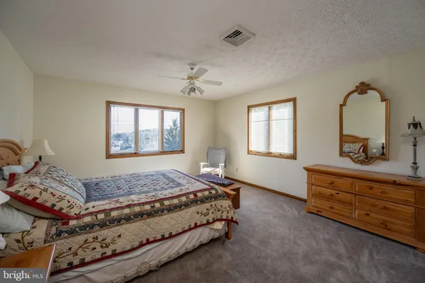 a view of a road with an outdoor space