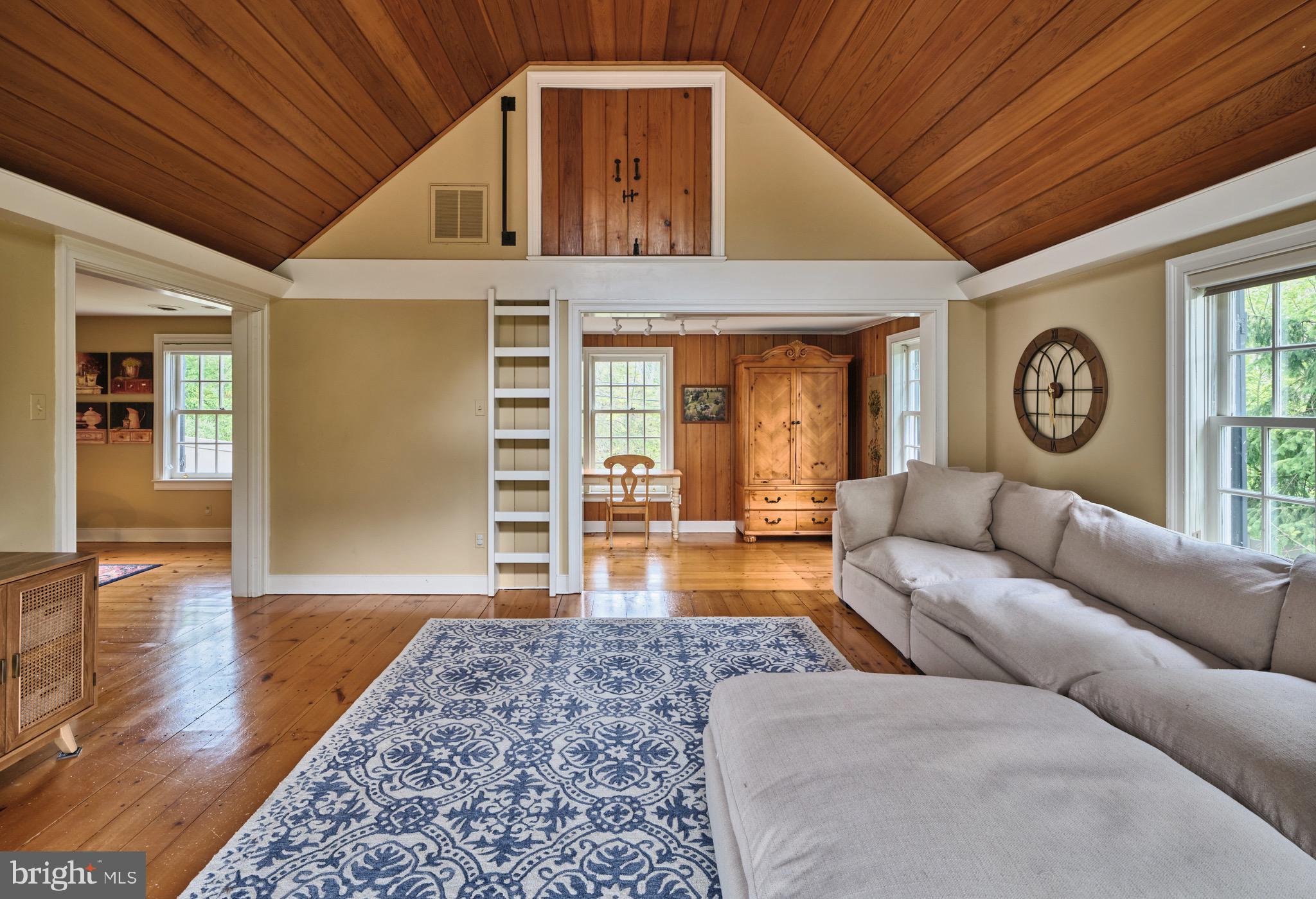2135 South Sugan Road New Hope, PA 18938 - Photo 15 of 46 Family room with loft storage & sitting area