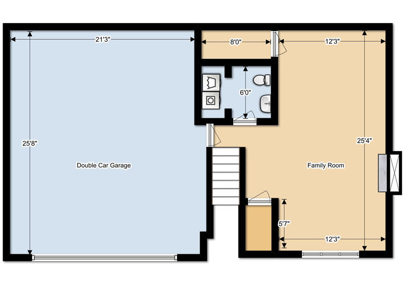 5511 Castle Rock Road Roanoke, VA 24018 - Photo 34 of 34 Lower-Level-Floor-Plan