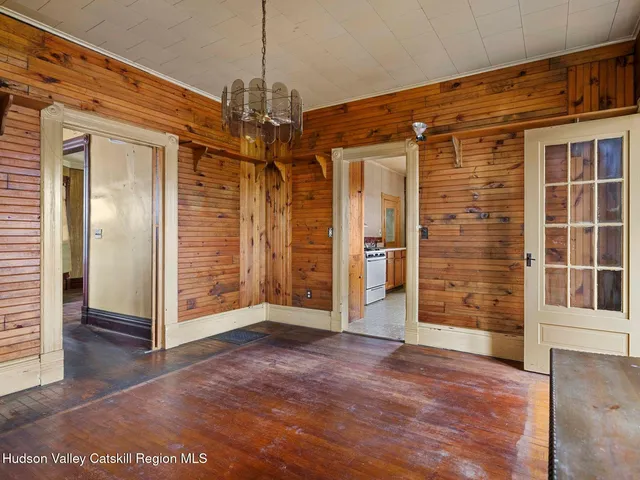 a view of a house with a door
