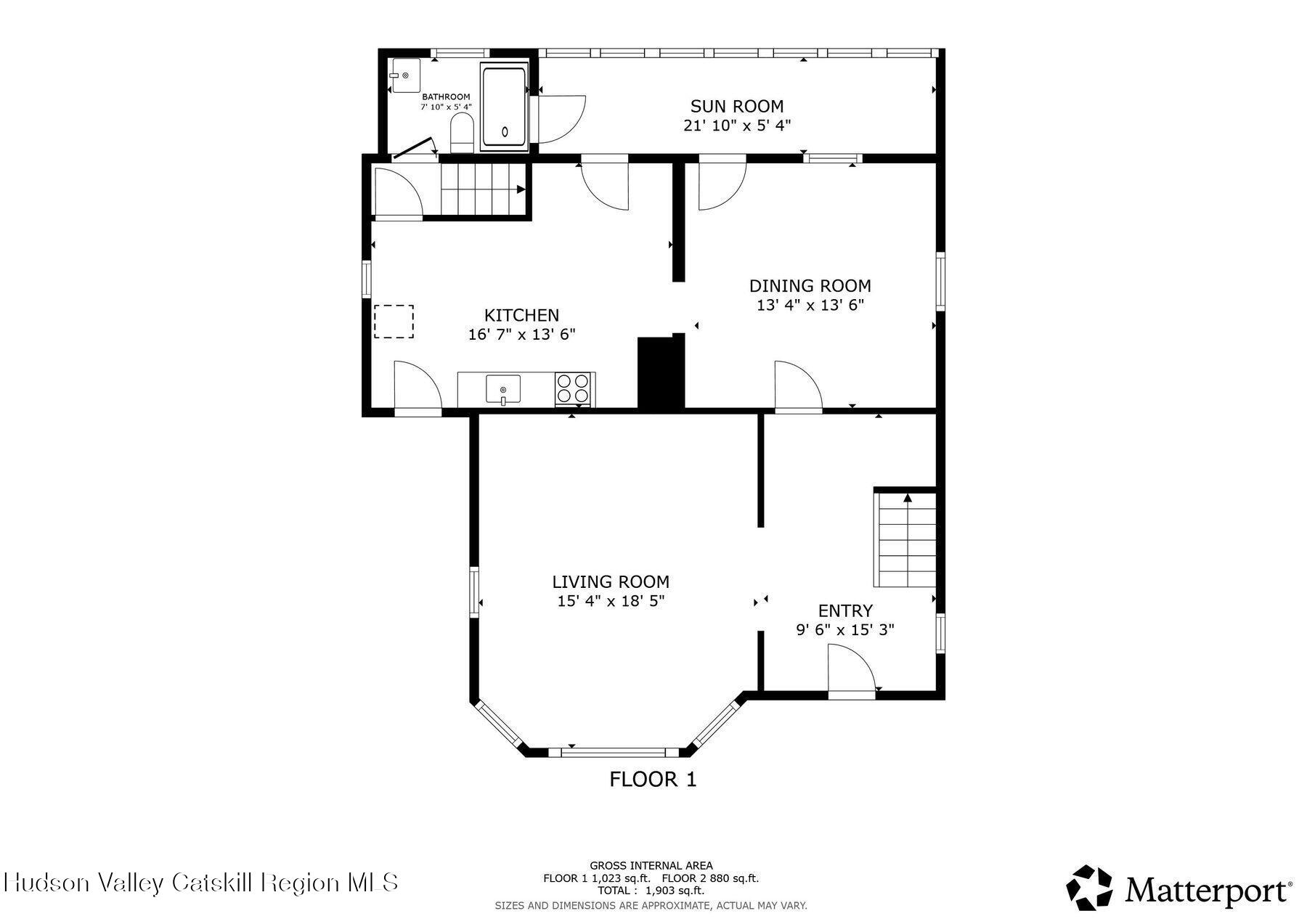 29 New Street Catskill, NY 12414 - Photo 45 of 46 a picture of a bench in front of a wall