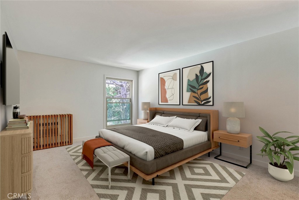 7890 East Spring Street, Unit 23H Long Beach, CA 90815 - Photo 11 of 39 Primary bedroom - virtually staged