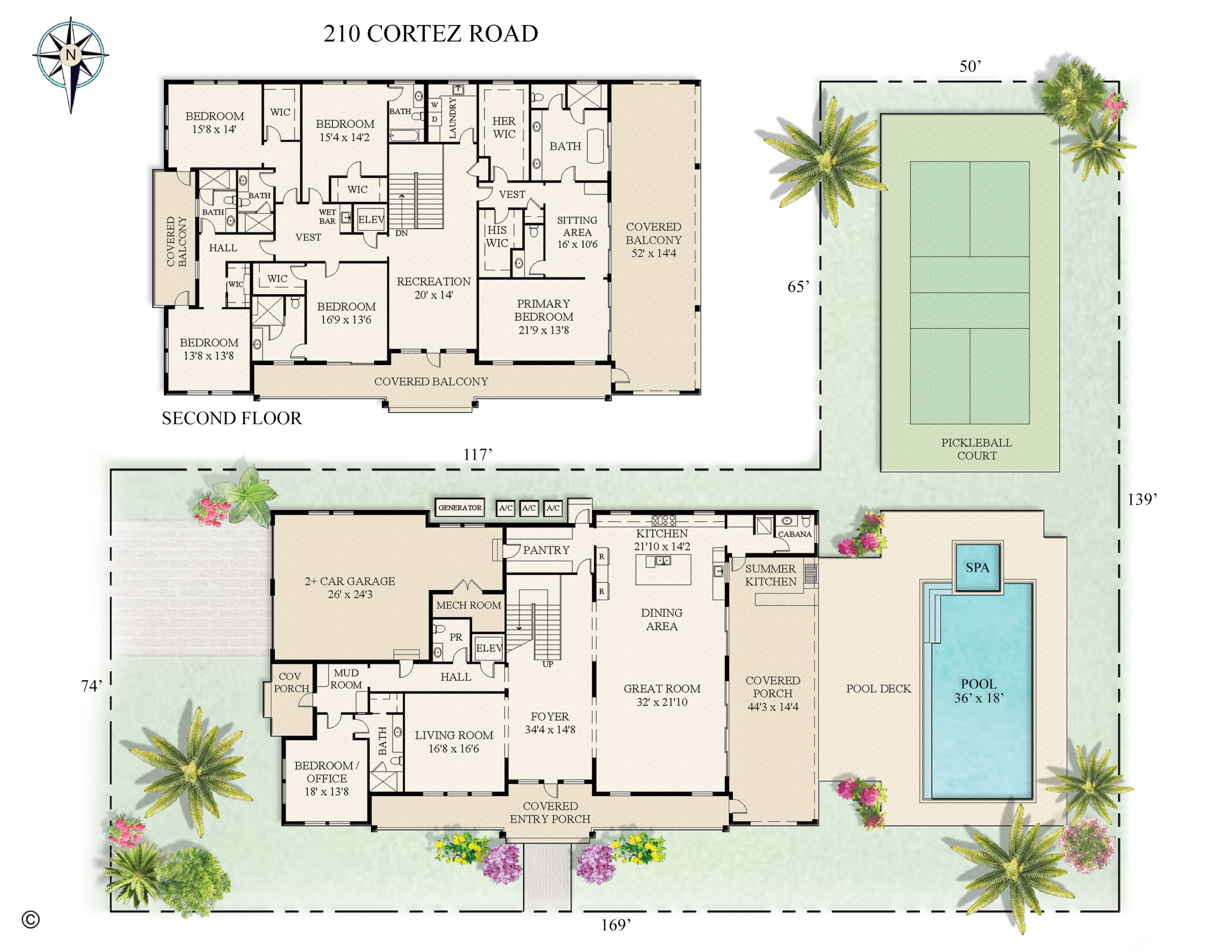 210 Cortez Road West Palm Beach, FL 33405 - Photo 6 of 6 a picture of a bathroom with a granite countertop sink and a mirror