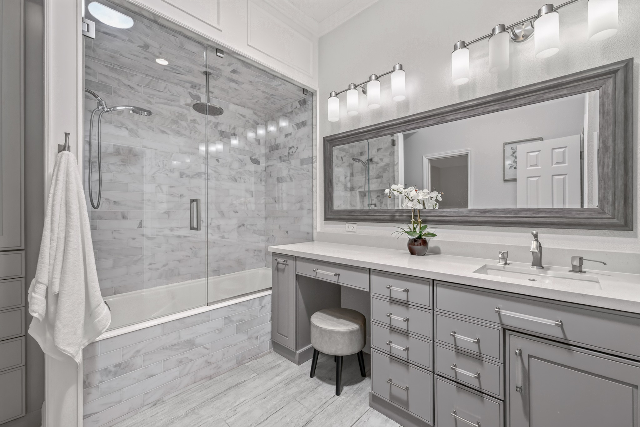 13536 Anarosa Loop Austin, TX 78727 - Photo 21 of 31 The single vanity features replaced countertops, updated sinks, and modern faucets installed for clean daily grooming routines