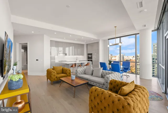 a bedroom with furniture and a couch