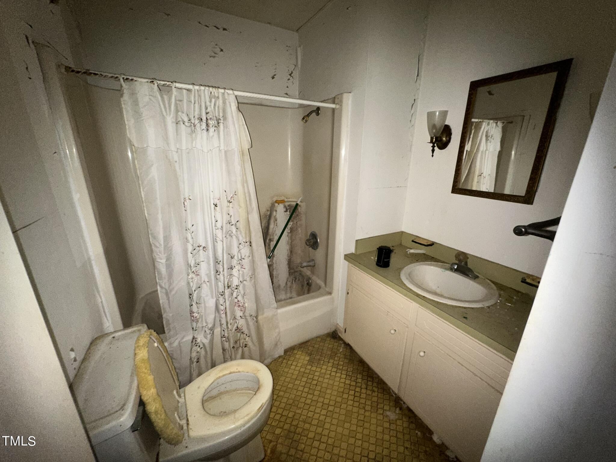 293 Nicholson Road Rockingham, NC 28379 - Photo 43 of 55 a bathroom with a sink a toilet and shower