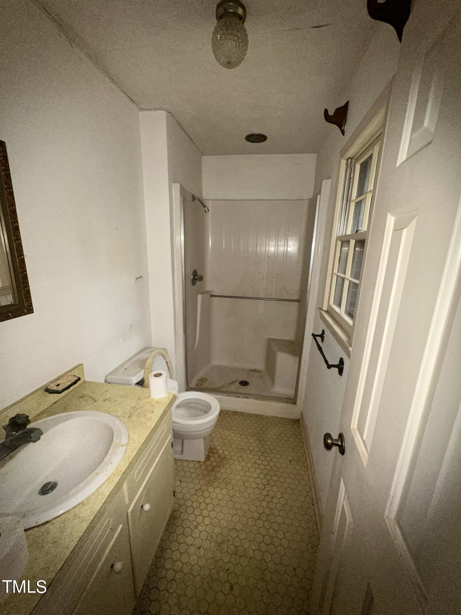 293 Nicholson Road Rockingham, NC 28379 - Photo 48 of 55 a bathroom with a granite countertop sink toilet and shower