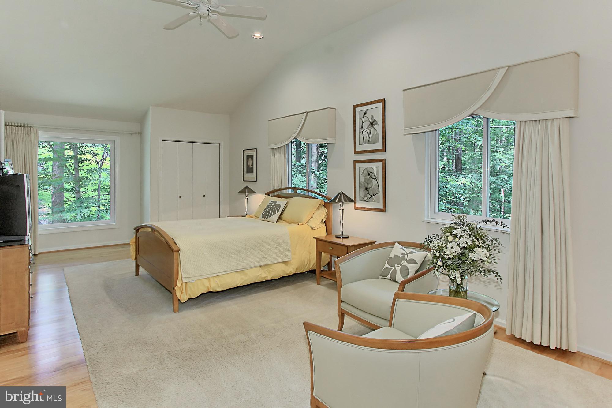 12904 Yates Ford Road Clifton, VA 20124 - Photo 13 of 37 Main level master suite! Look at the VIEWS!