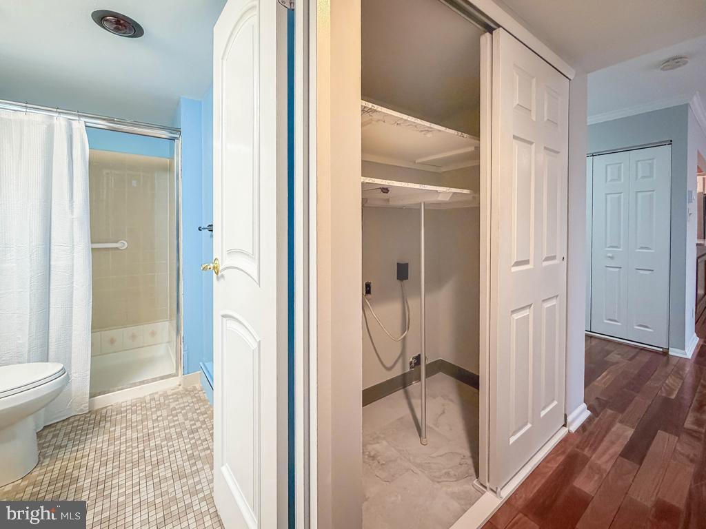 1680 Huntingdon Pike, Unit CONDO 232 Huntingdon Valley, PA 19006 - Photo 29 of 34 a bathroom with a granite countertop shower and a sink
