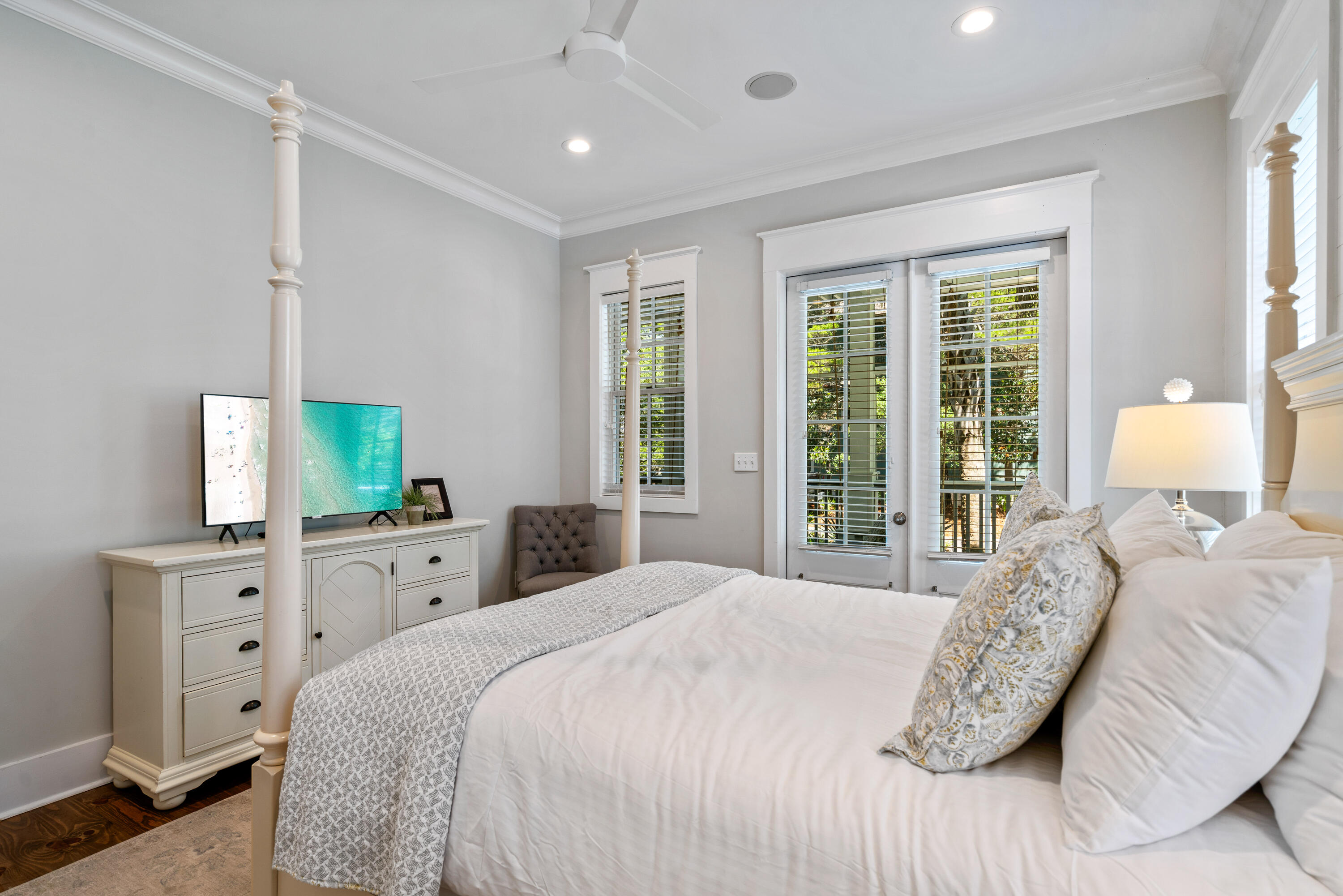 148 Coopersmith Lane Inlet Beach, FL 32461 - Photo 29 of 82 a bedroom with a large bed and a window
