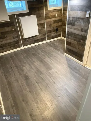 a view of wooden door