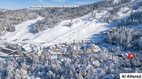 a view of a area with a tree