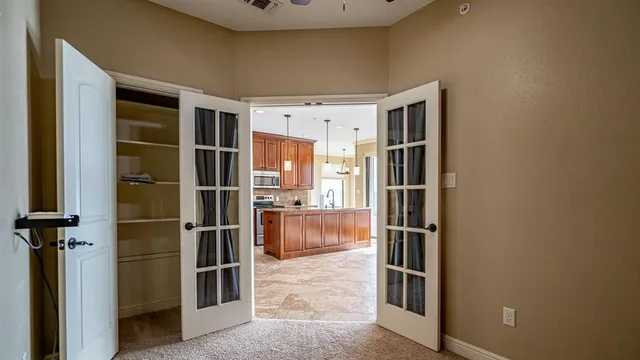 a view of a small space