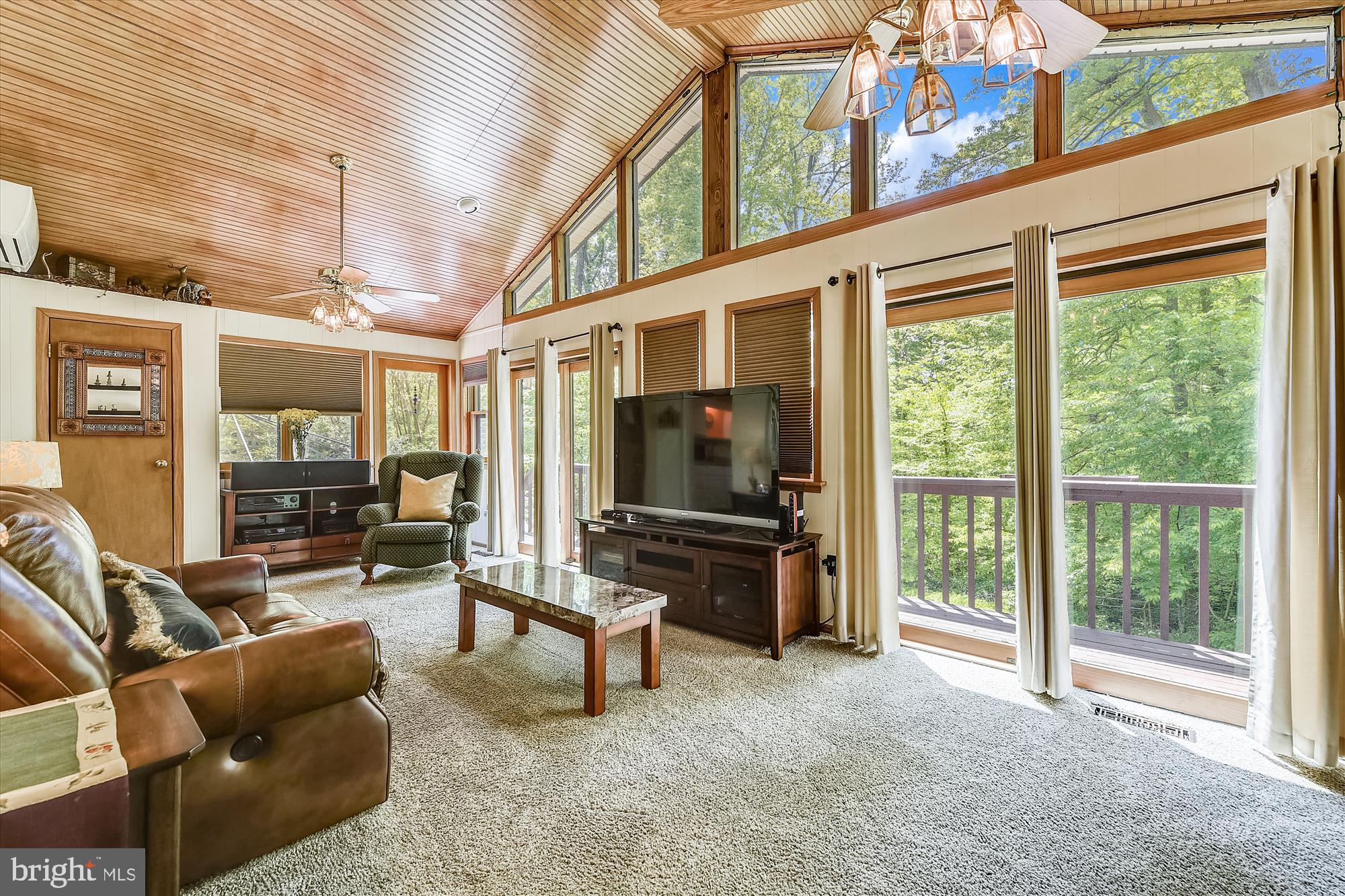 5645 Ravenel Lane Springfield, VA 22151 - Photo 20 of 53 family room- Upper deck looks upon park & lake