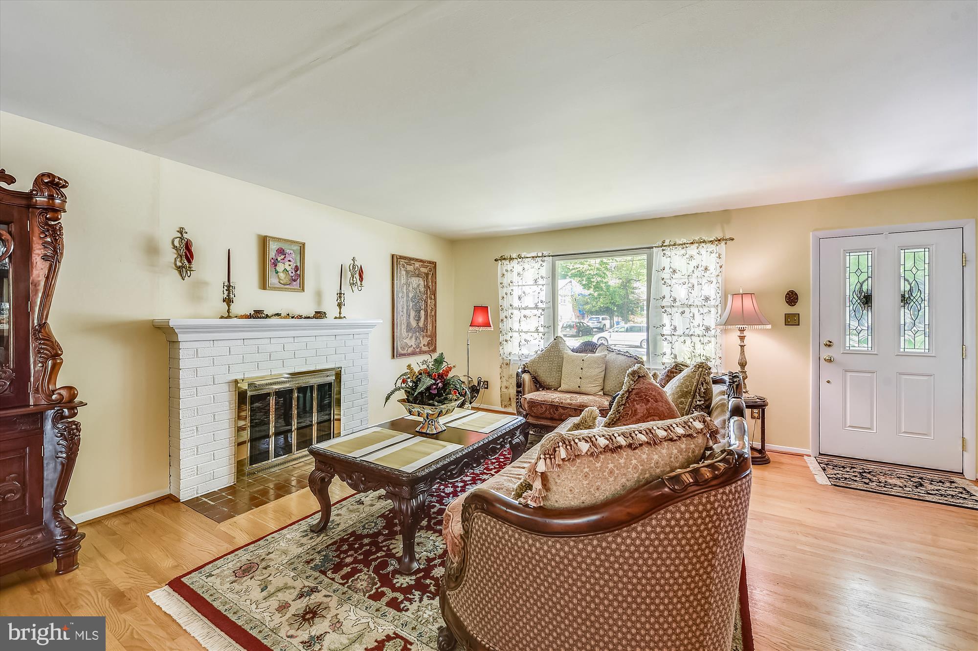5645 Ravenel Lane Springfield, VA 22151 - Photo 28 of 53 Living Room with fireplace