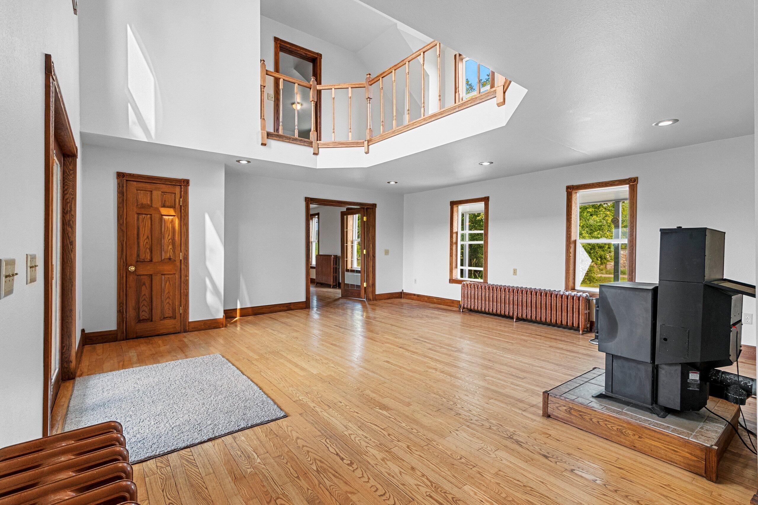 W3966 32nd Road Carney, MI 49812 - Photo 7 of 77 View from Dining into Living Room