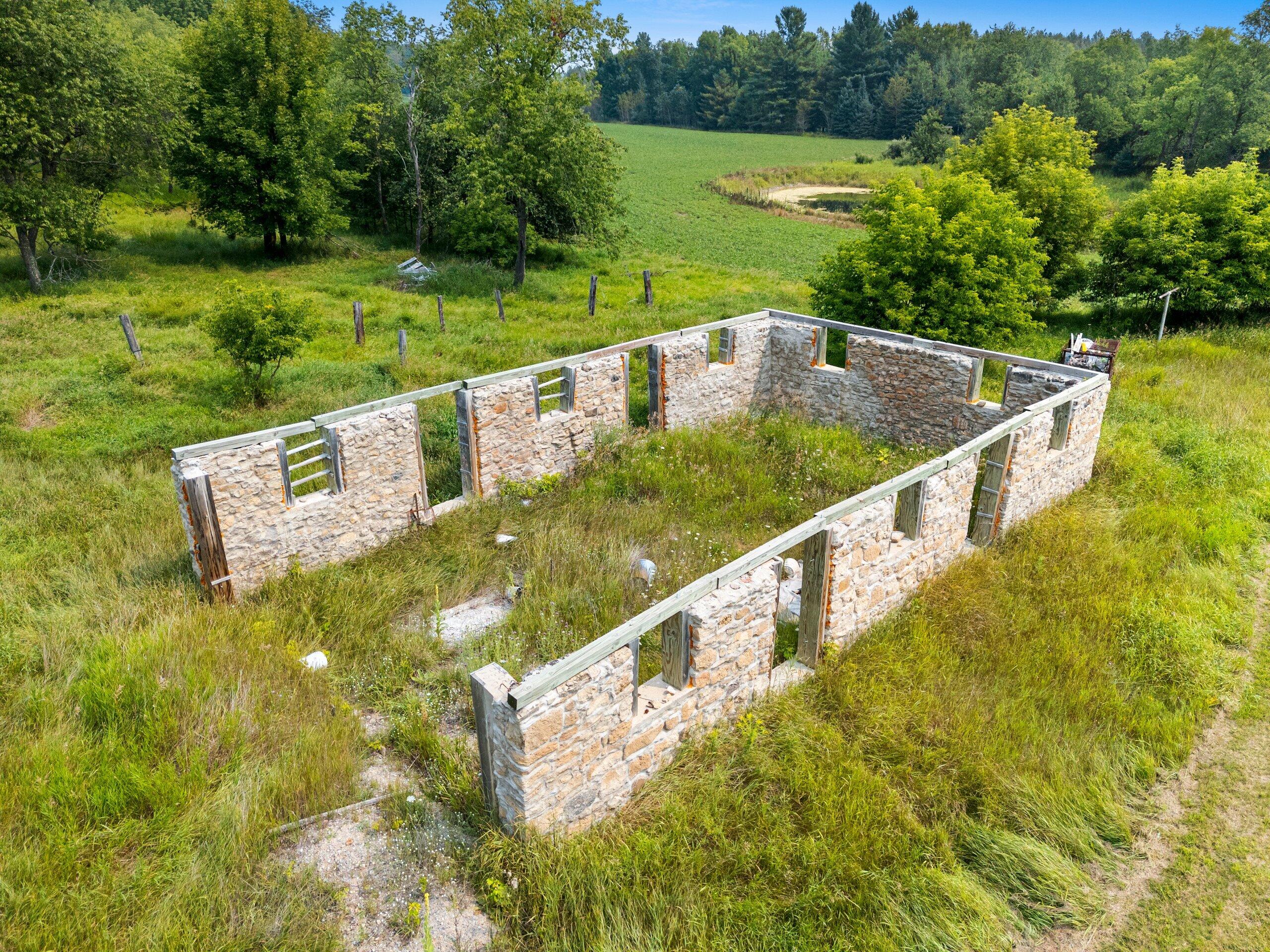 W3966 32nd Road Carney, MI 49812 - Photo 65 of 77 Old barn Foundation