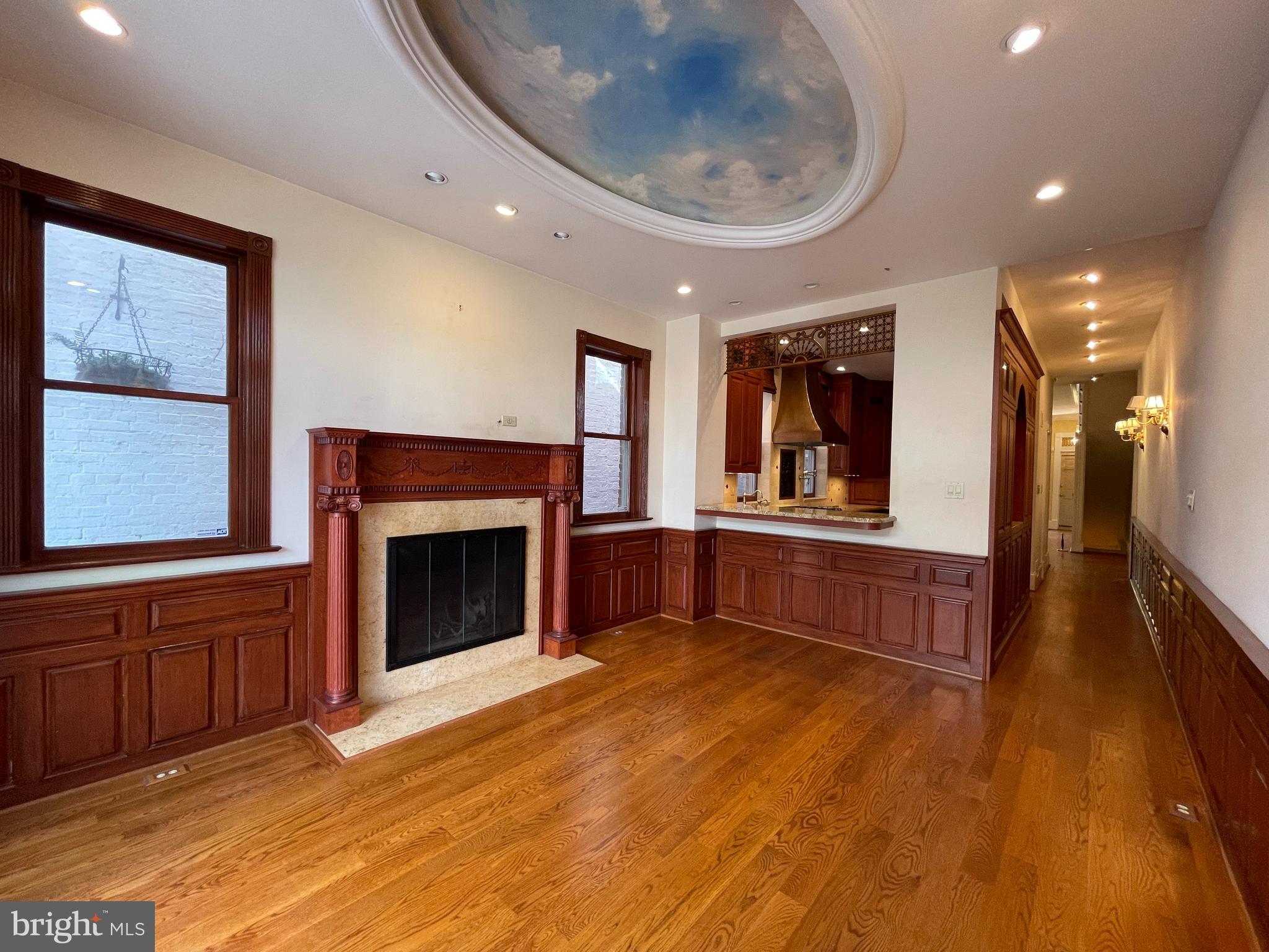 614 A Street Northeast Washington, DC 20002 - Photo 15 of 48 a view of a livingroom with a fireplace and window
