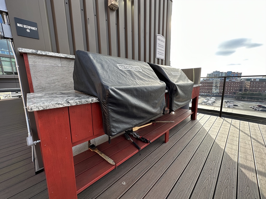 319 A Street, Unit 305 Boston, MA 02210 - Photo 10 of 11 a view of a balcony with chairs