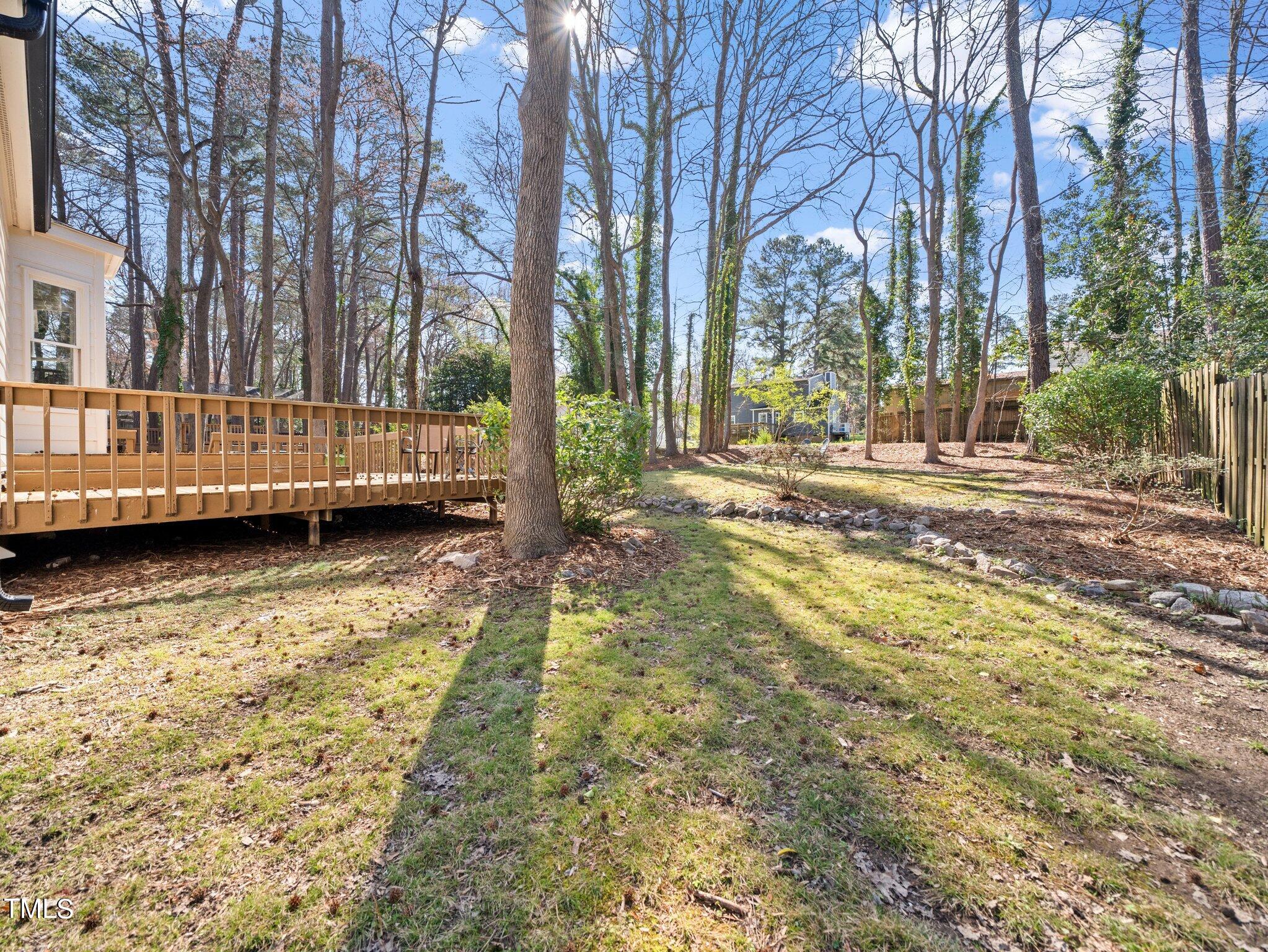 3512 Donna Road Raleigh, NC 27604 - Photo 26 of 28 a view of a yard with swimming pool