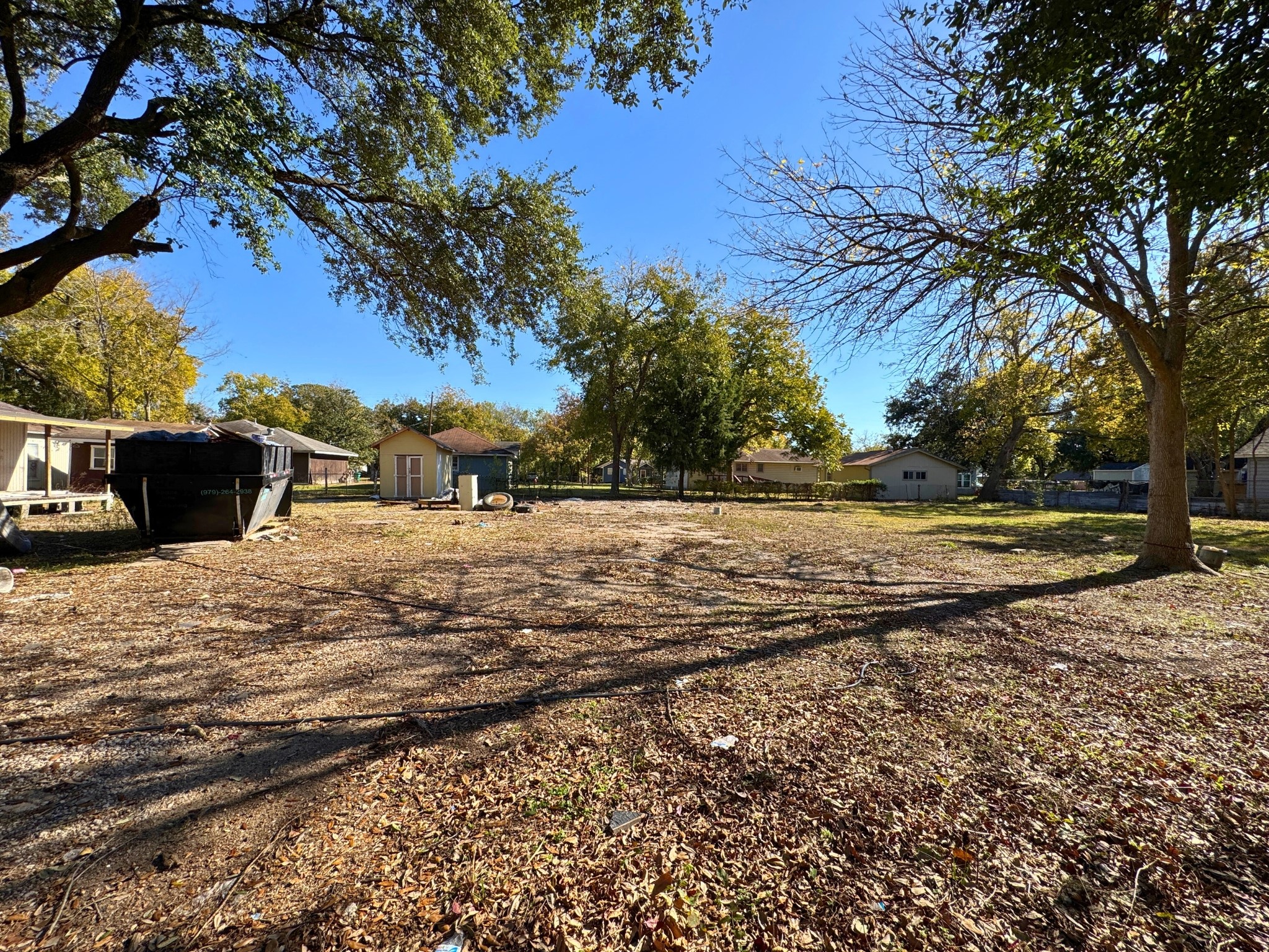 0 Joseph Street Pasadena, TX 77506 - Photo 3 of 13 a view of yard covered with snow in front of house