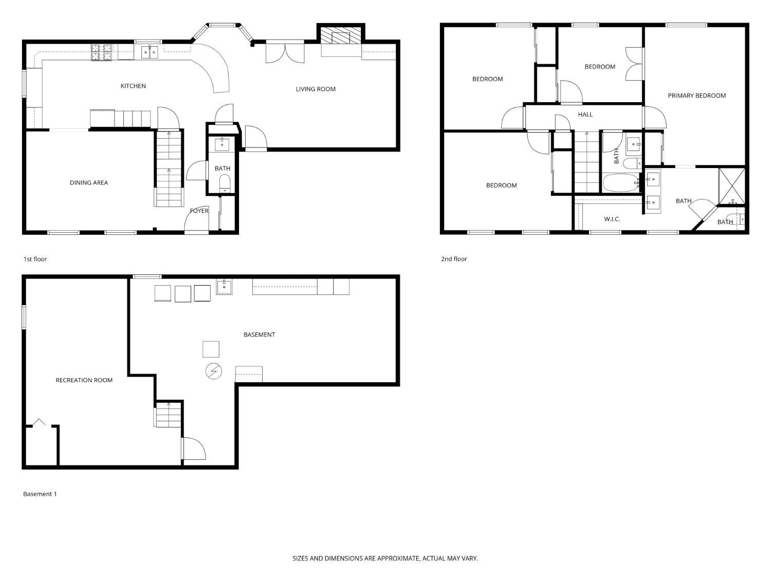 724 Regent Road Cincinnati, OH 45245 - Photo 67 of 67 All levels of the home floor plan