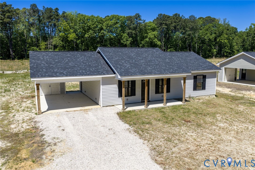 2085 Skippers Road Emporia, VA 23847 - Photo 28 of 34 a aerial view of a house with a yard