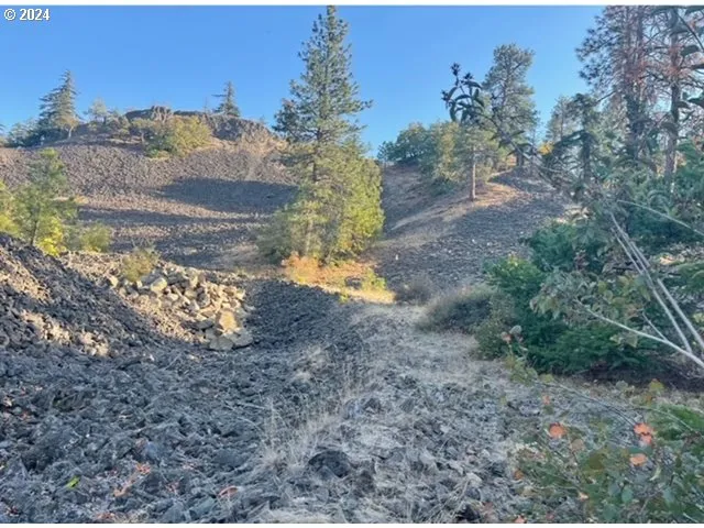 a view of city and mountain