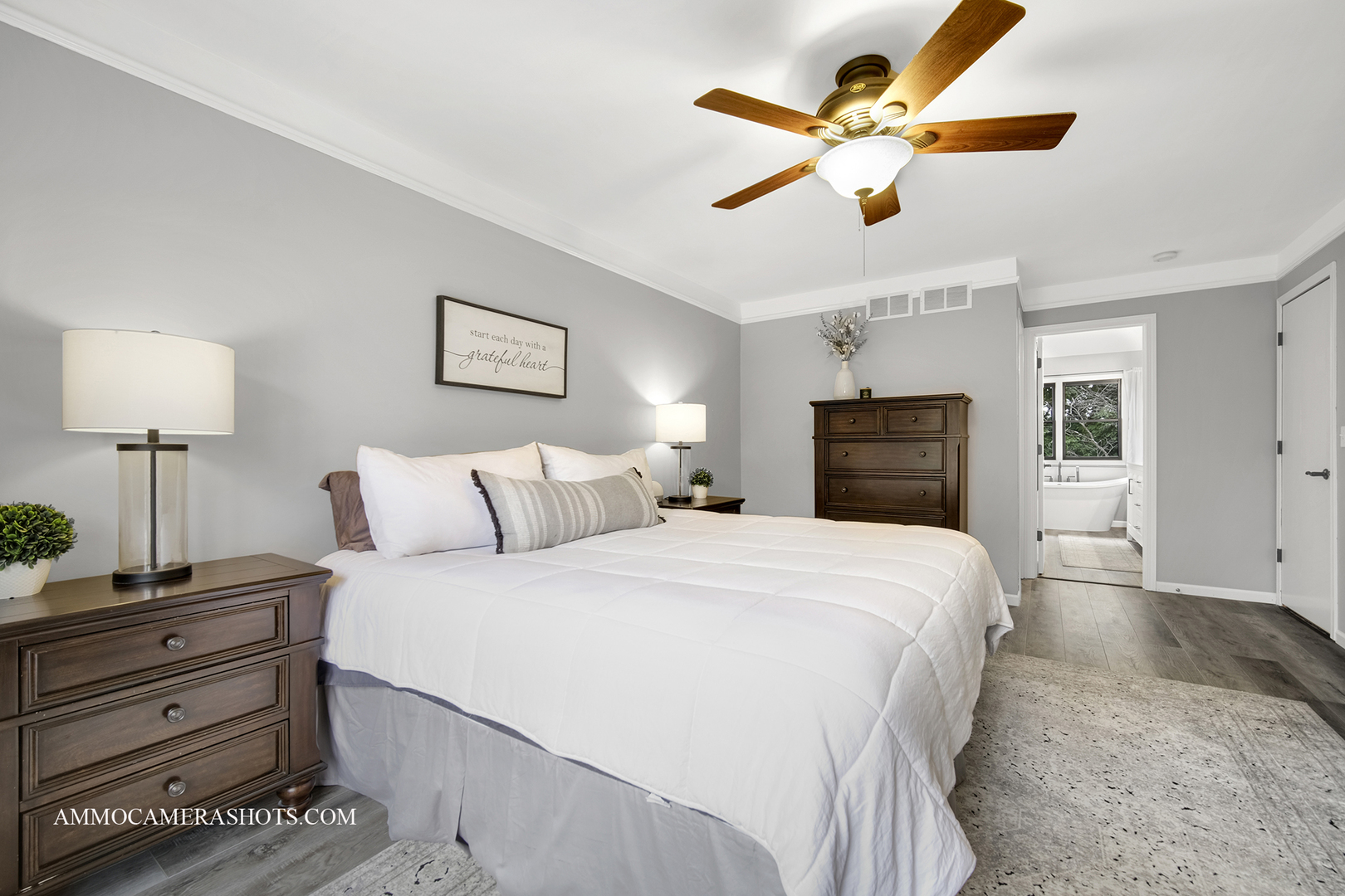 1840 Marne Road Bolingbrook, IL 60490 - Photo 19 of 37 a bedroom with a bed and a chandelier