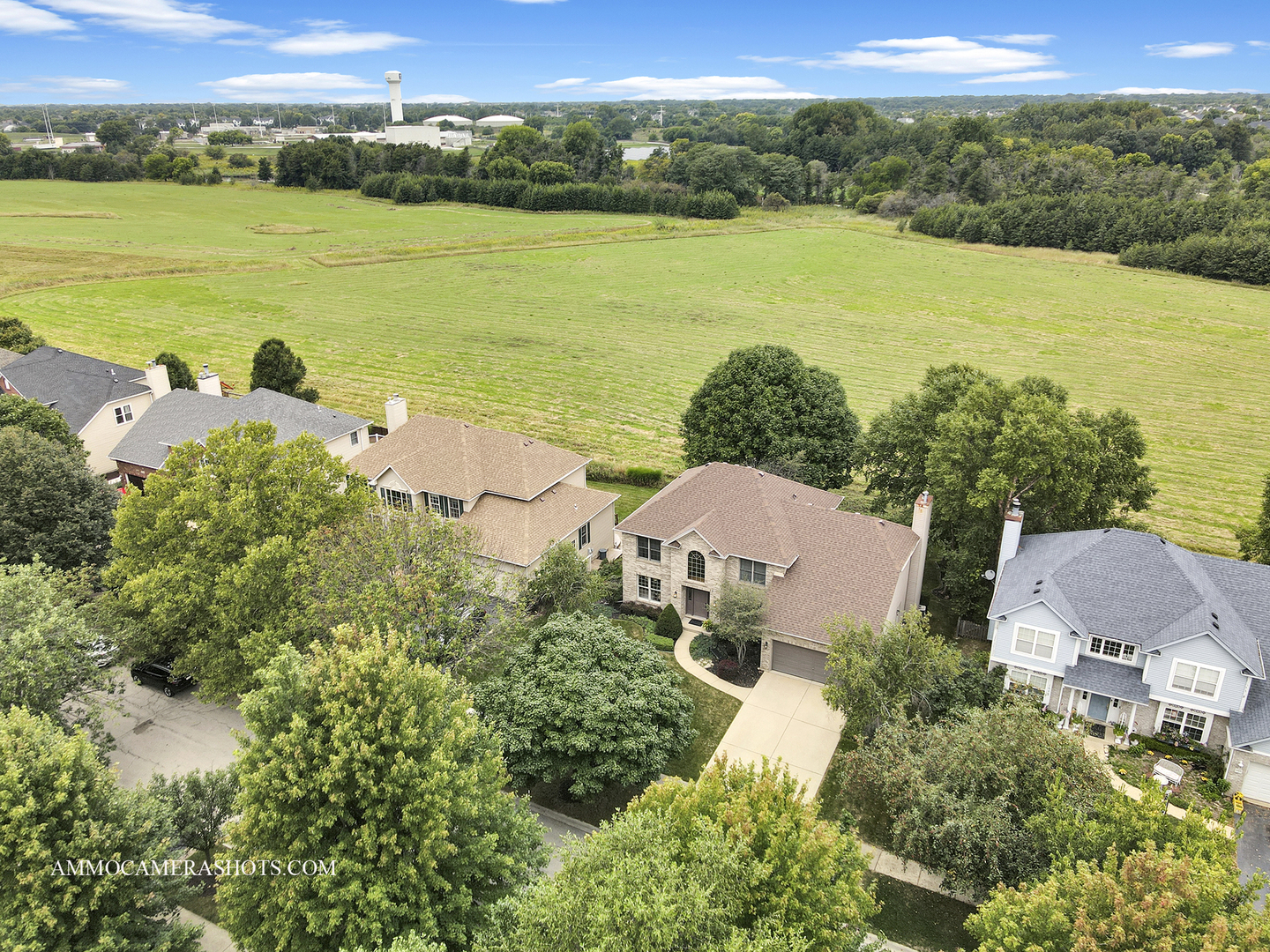 1840 Marne Road Bolingbrook, IL 60490 - Photo 3 of 37 an aerial view of ocean and residential houses with outdoor space