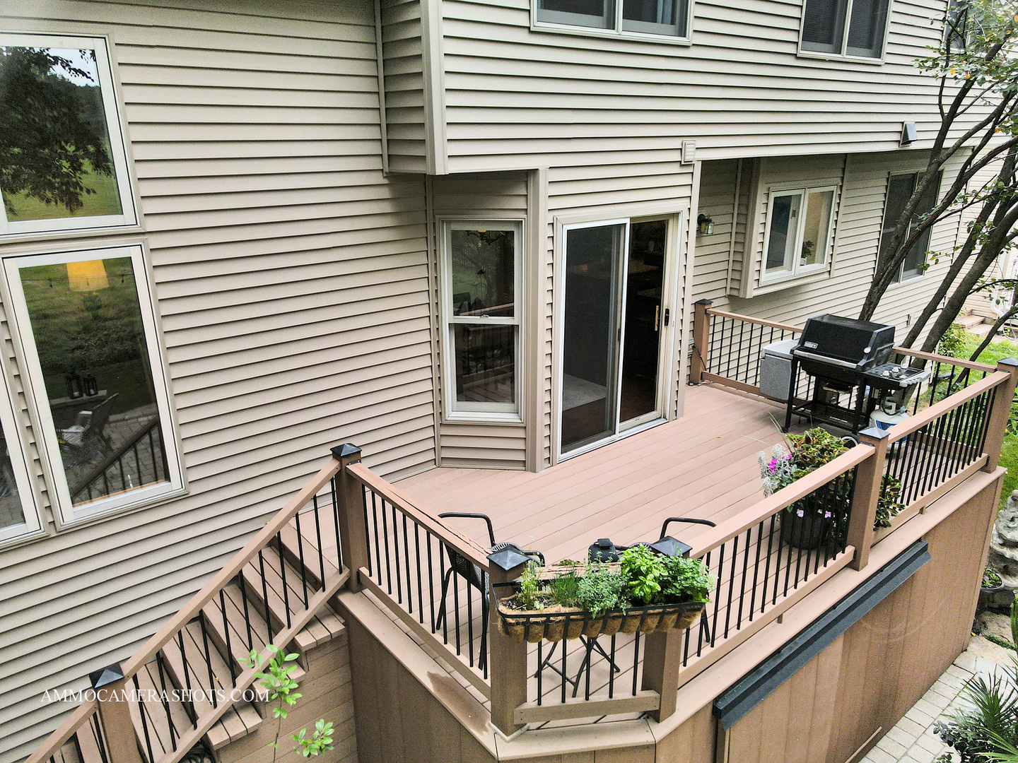 1840 Marne Road Bolingbrook, IL 60490 - Photo 34 of 37 a view of a house with wooden deck