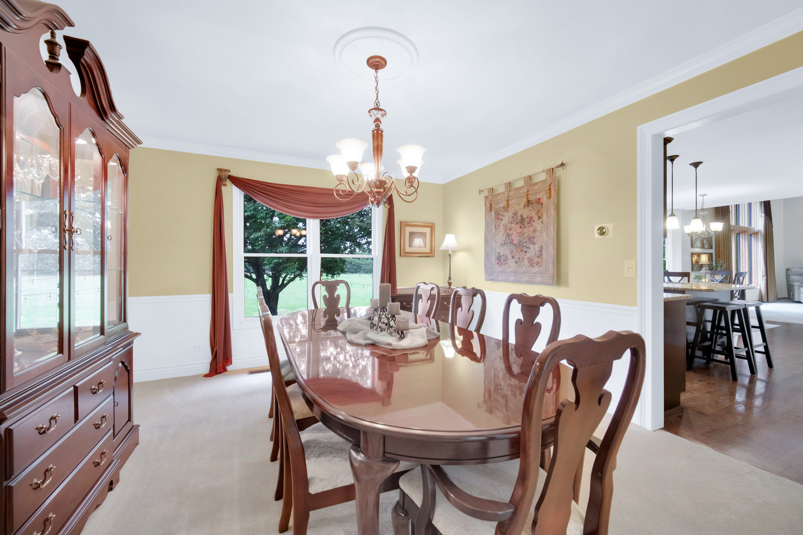 1840 Marne Road Bolingbrook, IL 60490 - Photo 8 of 37 a view of a dining room with furniture window and outside view