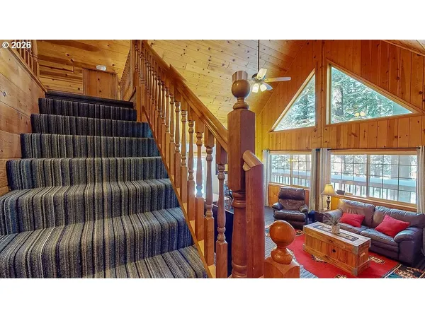 a outdoor living space with furniture and window