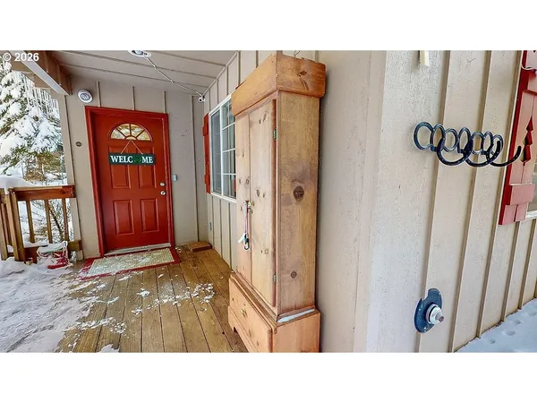 a outdoor space with furniture