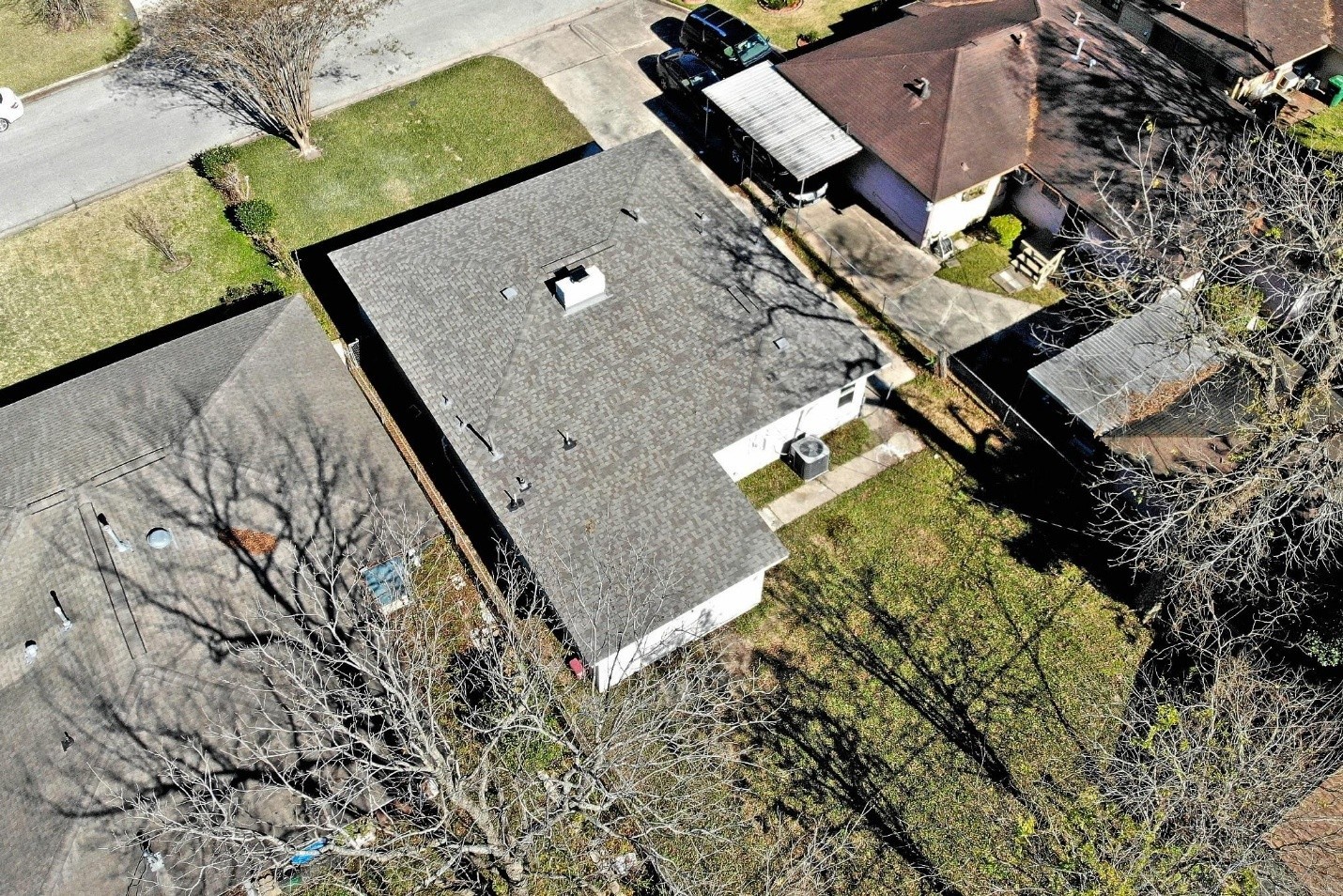3834 Rosedale Street Houston, TX 77004 - Photo 17 of 48 an aerial view of a house with a yard