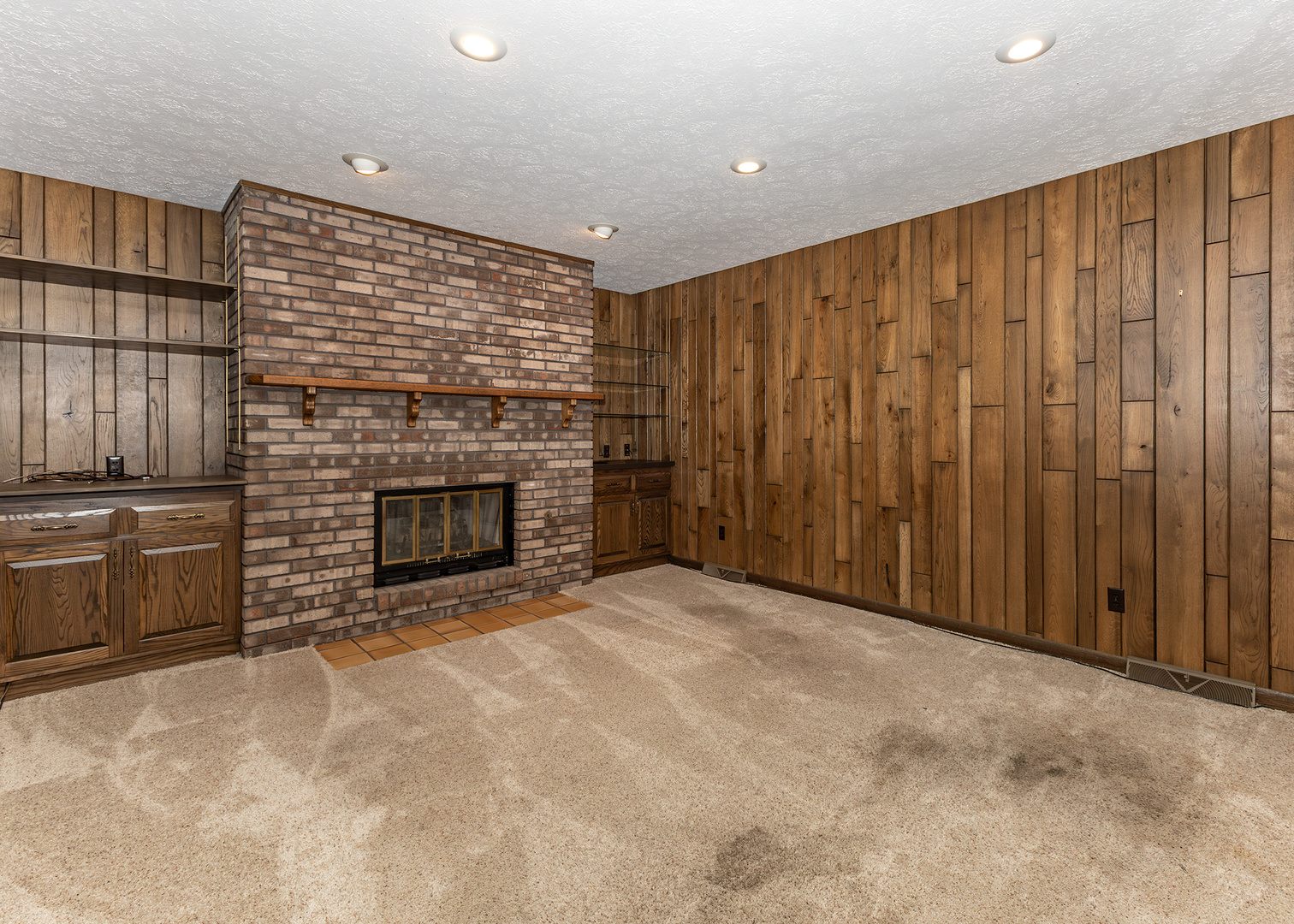 3748 53rd Street Moline, IL 61265 - Photo 9 of 24 a view of an empty room with a fireplace