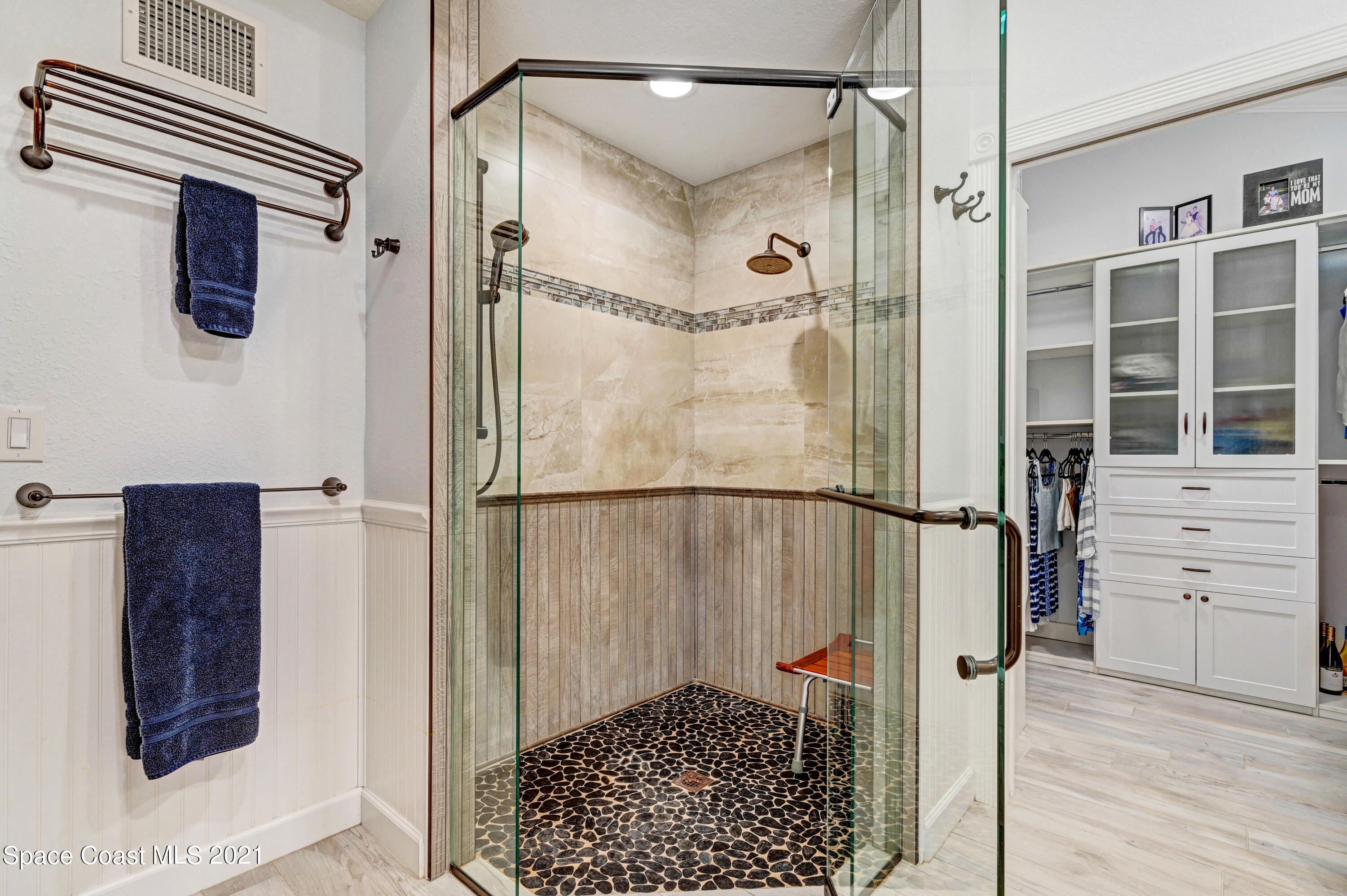 600 North Riverside Drive Indialantic, FL 32903 - Photo 62 of 85 a bathroom with a shower