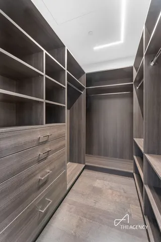 a view of closet area