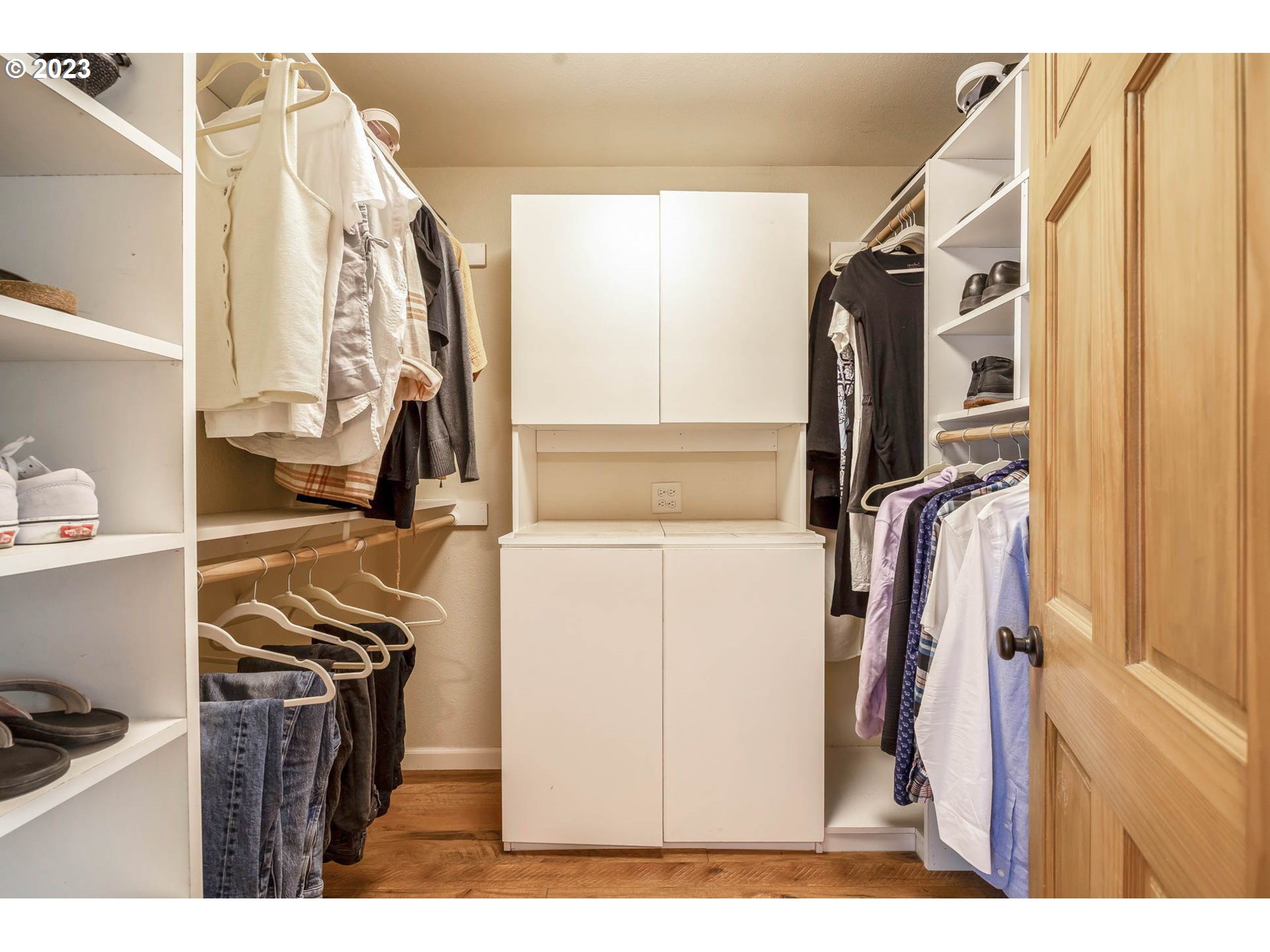 3555 Bardell Avenue Eugene, OR 97401 - Photo 23 of 31 a view of walk in closet with clothes and shoes