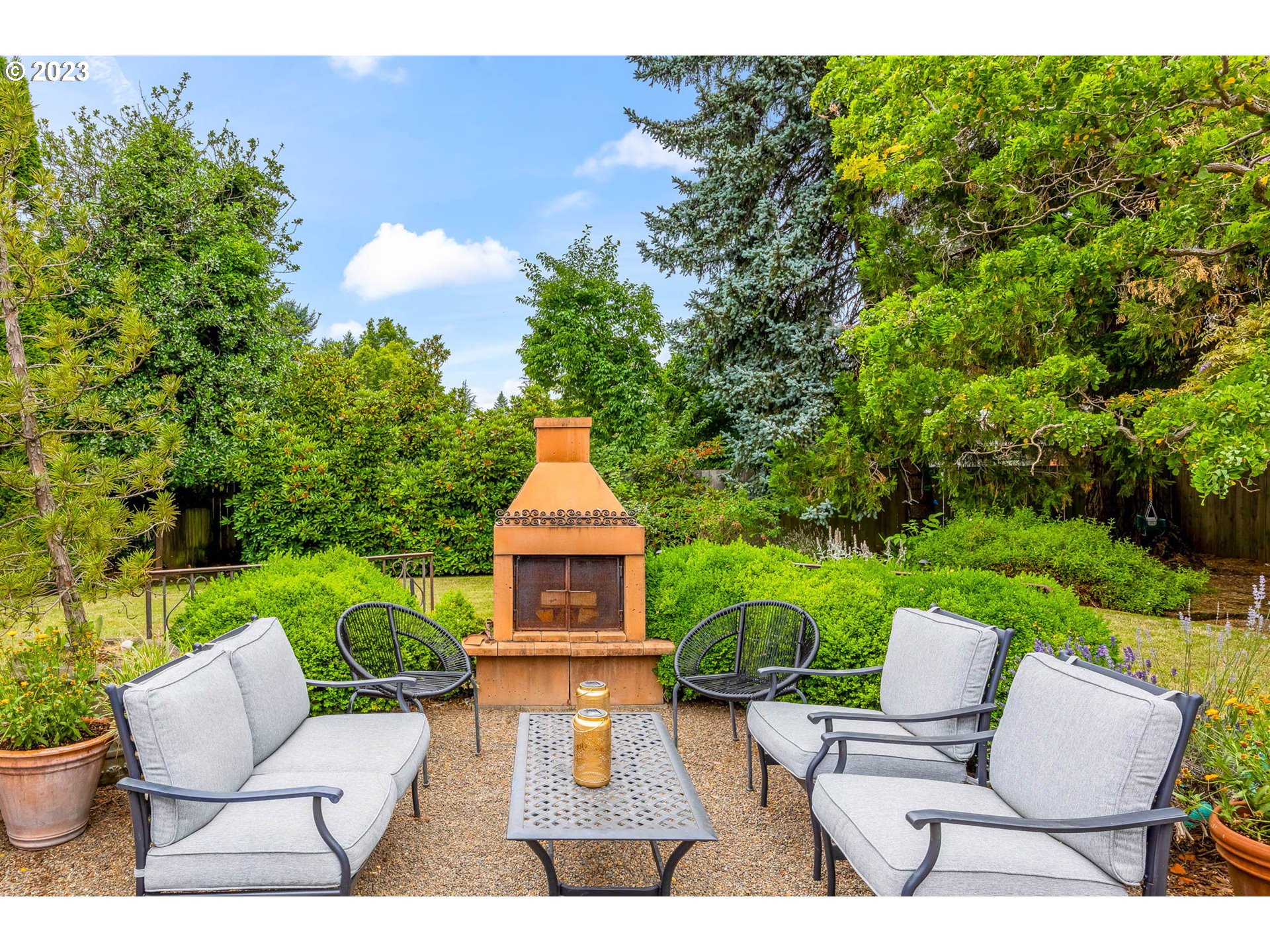 3555 Bardell Avenue Eugene, OR 97401 - Photo 27 of 31 a view of backyard of house with seating space