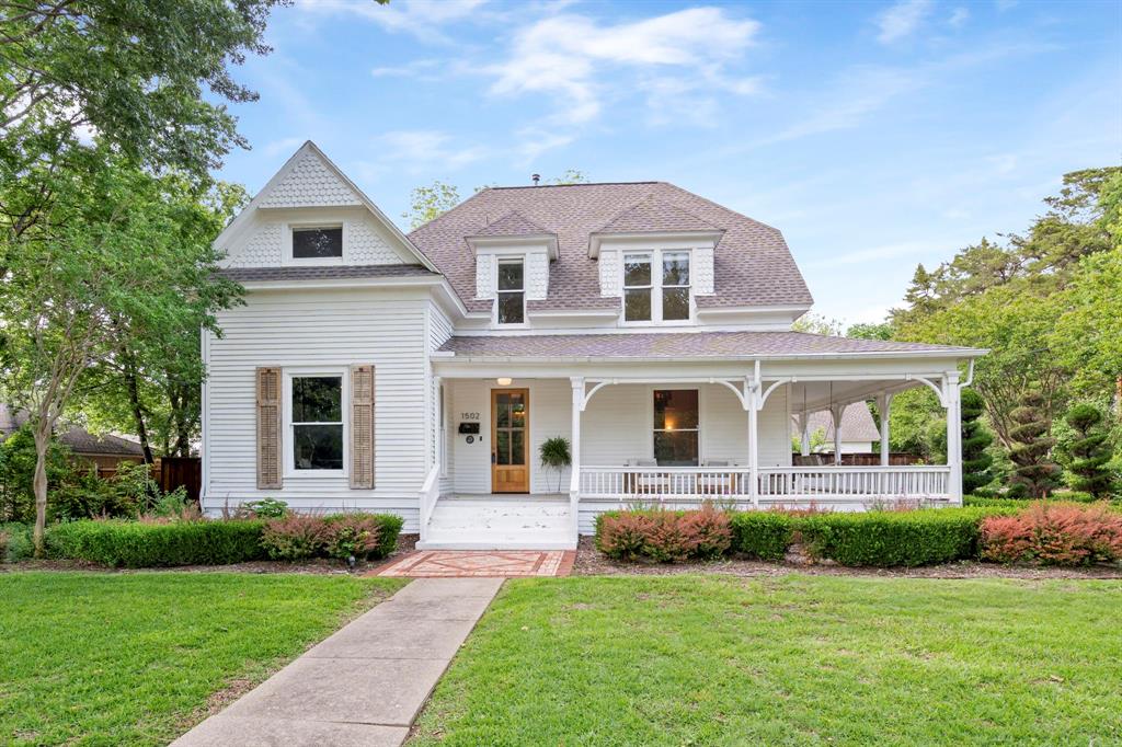 1502 West Virginia Street McKinney, TX 75069 - Photo 2 of 40 a front view of a house with a yard