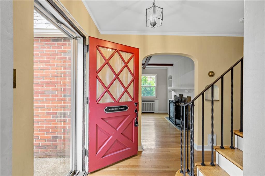 4520 Norwin Road Pittsburgh, PA 15236 - Photo 4 of 31 a view of entryway and hall with wooden floor