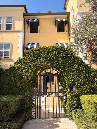 a view of a house with many windows