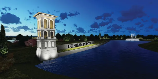 a view of houses with sky view