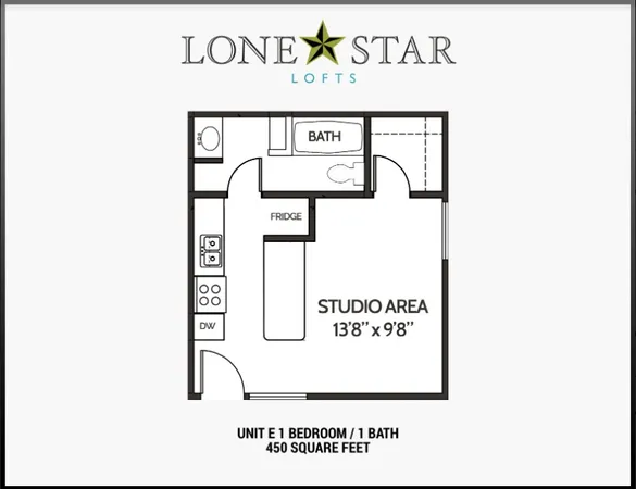 $1,100 | 2408 Leon Street, Unit 107, Austin, TX 78705