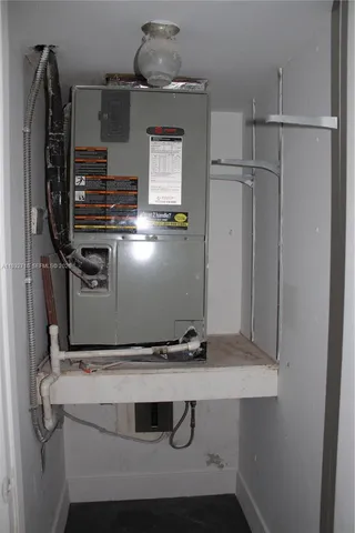 a view of water heater room